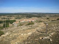 Vista de Masegoso desde el sendero