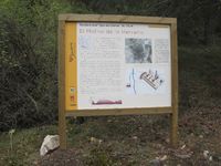 Panel explicativo sendero