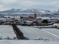 Paisaje nevado, entorno de Blancas