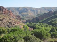 Vista panorámica de Peñarroyas y su entorno