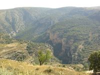 Vista de la Hoz del río La cañada