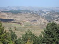 Vista desde el sendero de la Cañada de Benatanduz