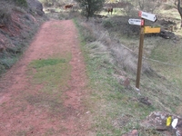 Sendero en las huertas de Albarracín