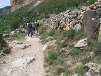 Sendero hasta la ermita de la Virgen